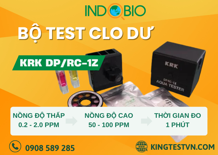 Bộ test clo dư trong nước KRK DP/RC-1Z